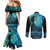 New Zealand Matariki Hiwa-i-te-rangi Couples Matching Mermaid Dress and Long Sleeve Button Shirt Titiro ki nga Whetu Wishing Star