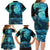 New Zealand Matariki Hiwa-i-te-rangi Family Matching Long Sleeve Bodycon Dress and Hawaiian Shirt Titiro ki nga Whetu Wishing Star