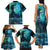 New Zealand Matariki Hiwa-i-te-rangi Family Matching Tank Maxi Dress and Hawaiian Shirt Titiro ki nga Whetu Wishing Star