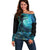 New Zealand Matariki Hiwa-i-te-rangi Off Shoulder Sweater Titiro ki nga Whetu Wishing Star