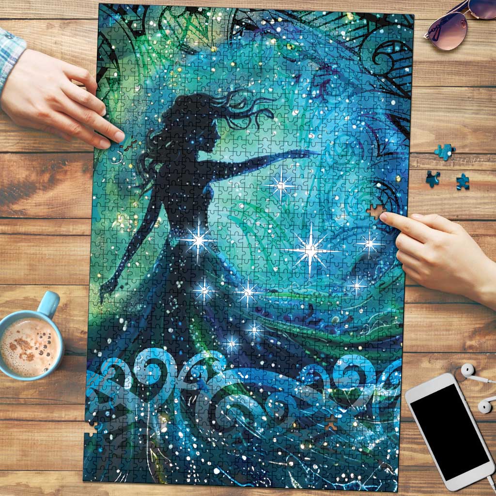 New Zealand Matariki Hiwa-i-te-rangi Puzzle Titiro ki nga Whetu Wishing Star LT9 Black - Polynesian Pride