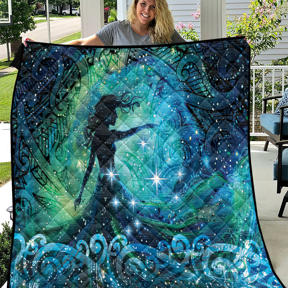 New Zealand Matariki Hiwa-i-te-rangi Quilt Titiro ki nga Whetu Wishing Star