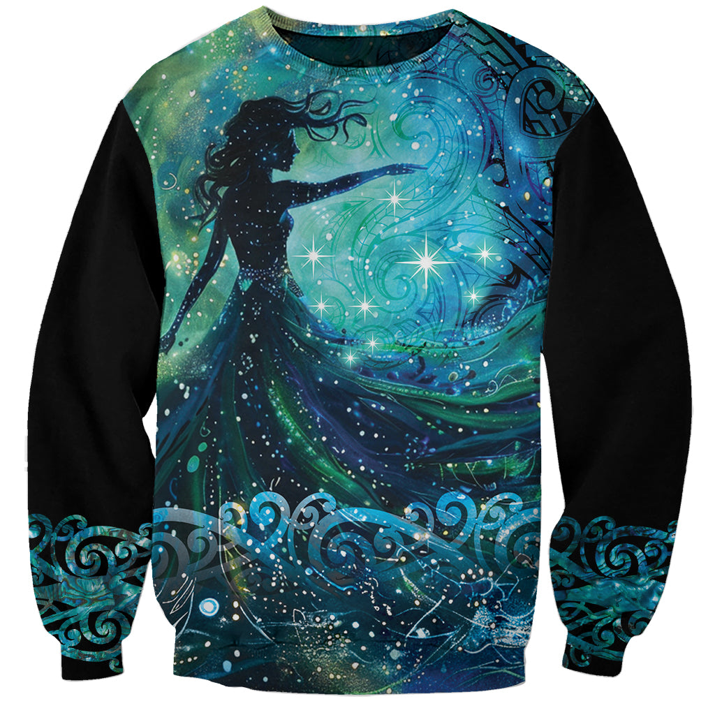 New Zealand Matariki Hiwa-i-te-rangi Sweatshirt Titiro ki nga Whetu Wishing Star