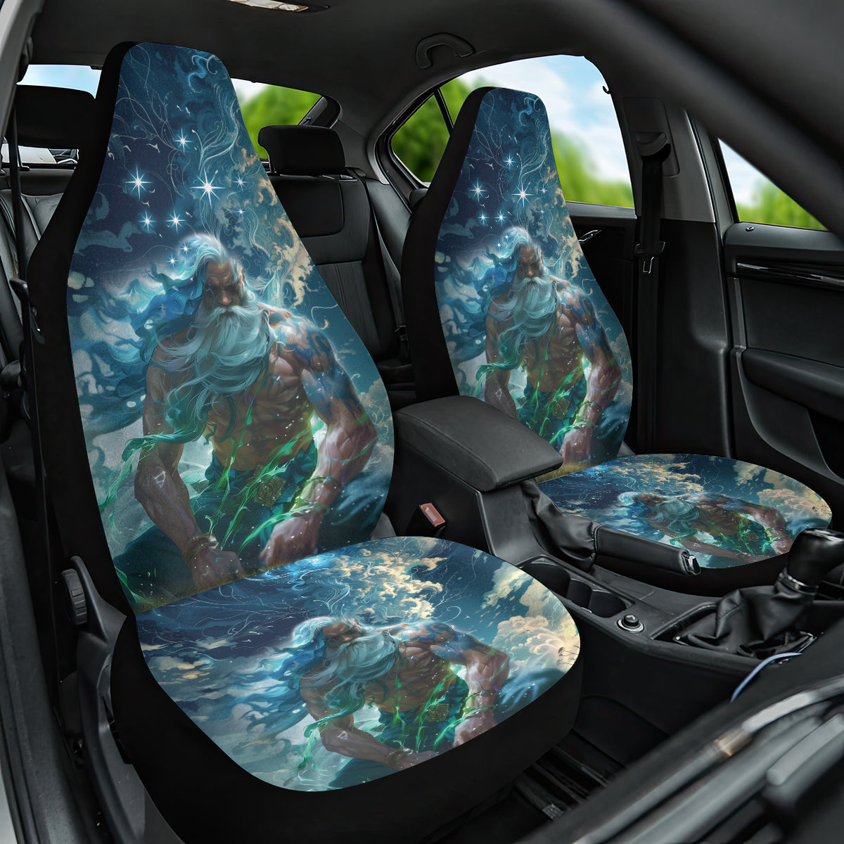 New Zealand Matariki Ururangi Car Seat Cover The Murmur Of The Wind