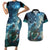 New Zealand Matariki Ururangi Couples Matching Short Sleeve Bodycon Dress and Hawaiian Shirt The Murmur Of The Wind