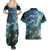 New Zealand Matariki Ururangi Couples Matching Summer Maxi Dress and Hawaiian Shirt The Murmur Of The Wind