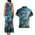 New Zealand Matariki Ururangi Couples Matching Tank Maxi Dress and Hawaiian Shirt The Murmur Of The Wind