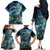 New Zealand Matariki Ururangi Family Matching Off The Shoulder Long Sleeve Dress and Hawaiian Shirt The Murmur Of The Wind