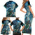 New Zealand Matariki Ururangi Family Matching Short Sleeve Bodycon Dress and Hawaiian Shirt The Murmur Of The Wind