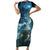 New Zealand Matariki Ururangi Family Matching Short Sleeve Bodycon Dress and Hawaiian Shirt The Murmur Of The Wind