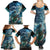 New Zealand Matariki Ururangi Family Matching Summer Maxi Dress and Hawaiian Shirt The Murmur Of The Wind