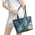 New Zealand Matariki Ururangi Leather Tote Bag The Murmur Of The Wind