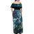 New Zealand Matariki Ururangi Off Shoulder Maxi Dress The Murmur Of The Wind