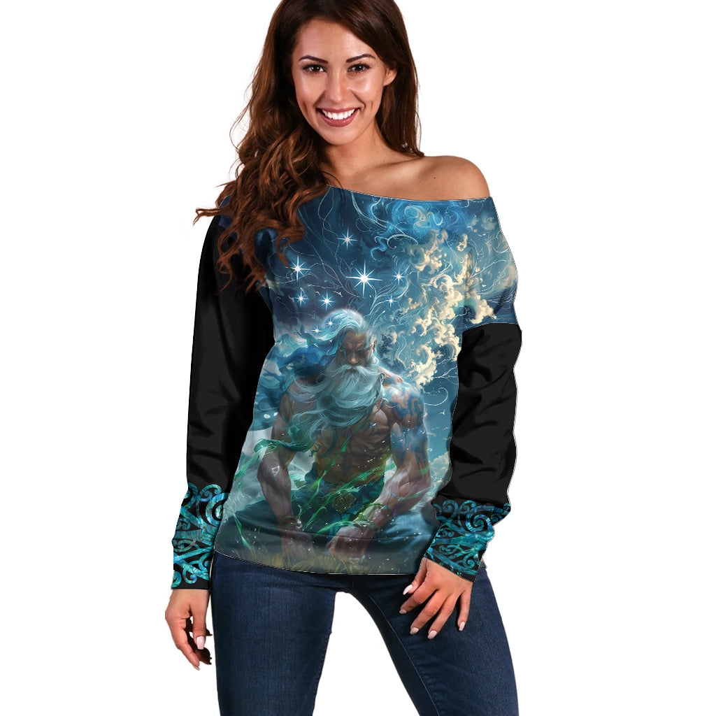 New Zealand Matariki Ururangi Off Shoulder Sweater The Murmur Of The Wind