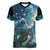 New Zealand Matariki Ururangi Women V-Neck T-Shirt The Murmur Of The Wind