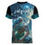 New Zealand Matariki Ururangi Women V-Neck T-Shirt The Murmur Of The Wind