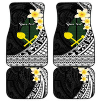 Alo Chiefdom Wallis and Futuna Personalized Car Mats Frangipani Flowers Polynesian Pattern LT9 - Polynesian Pride