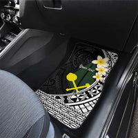 Alo Chiefdom Wallis and Futuna Personalized Car Mats Frangipani Flowers Polynesian Pattern LT9 - Polynesian Pride