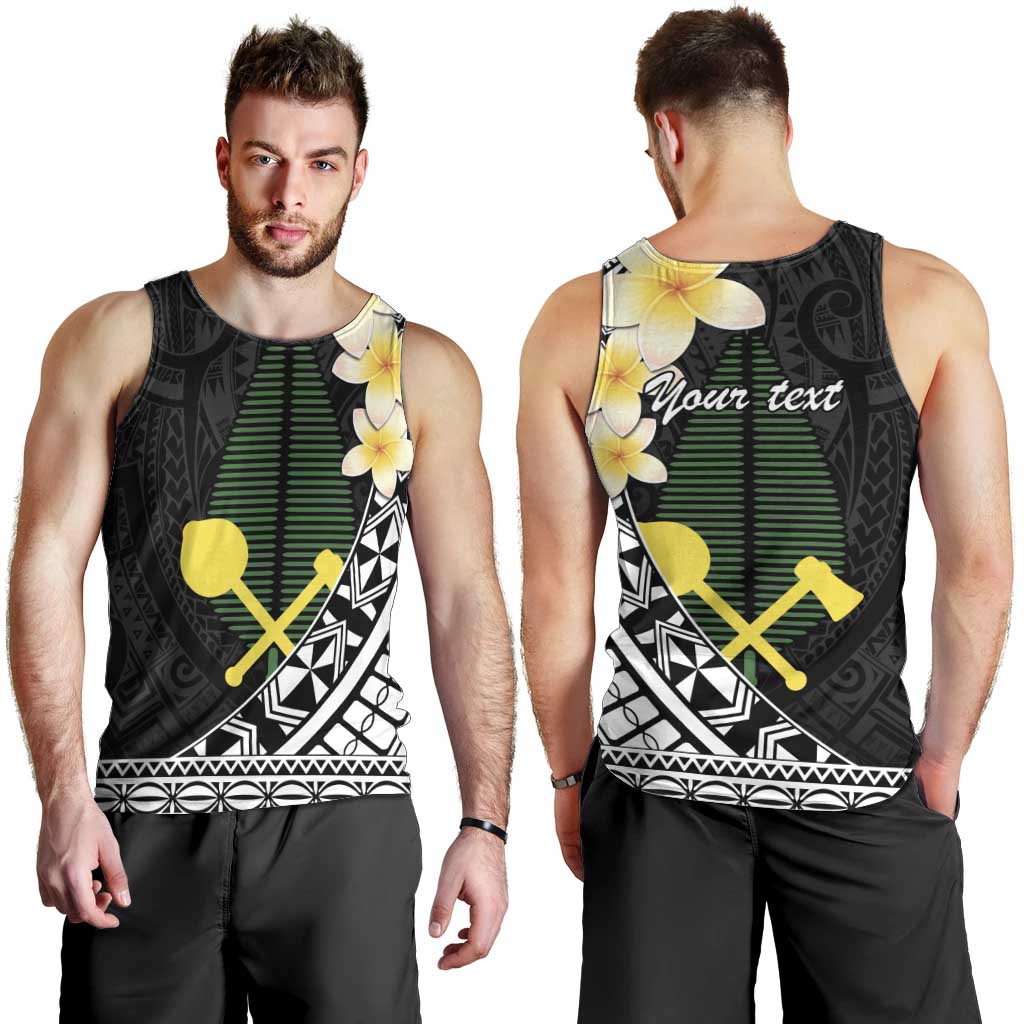 Alo Chiefdom Wallis and Futuna Personalized Men Tank Top Frangipani Flowers Polynesian Pattern LT9 - Polynesian Pride