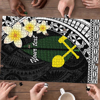 Alo Chiefdom Wallis and Futuna Personalized Puzzle Frangipani Flowers Polynesian Pattern LT9 - Polynesian Pride