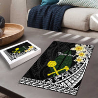 Alo Chiefdom Wallis and Futuna Personalized Puzzle Frangipani Flowers Polynesian Pattern LT9 - Polynesian Pride
