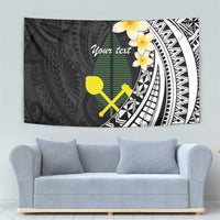 Alo Chiefdom Wallis and Futuna Personalized Tapestry Frangipani Flowers Polynesian Pattern LT9 - Polynesian Pride
