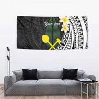 Alo Chiefdom Wallis and Futuna Personalized Tapestry Frangipani Flowers Polynesian Pattern LT9 - Polynesian Pride