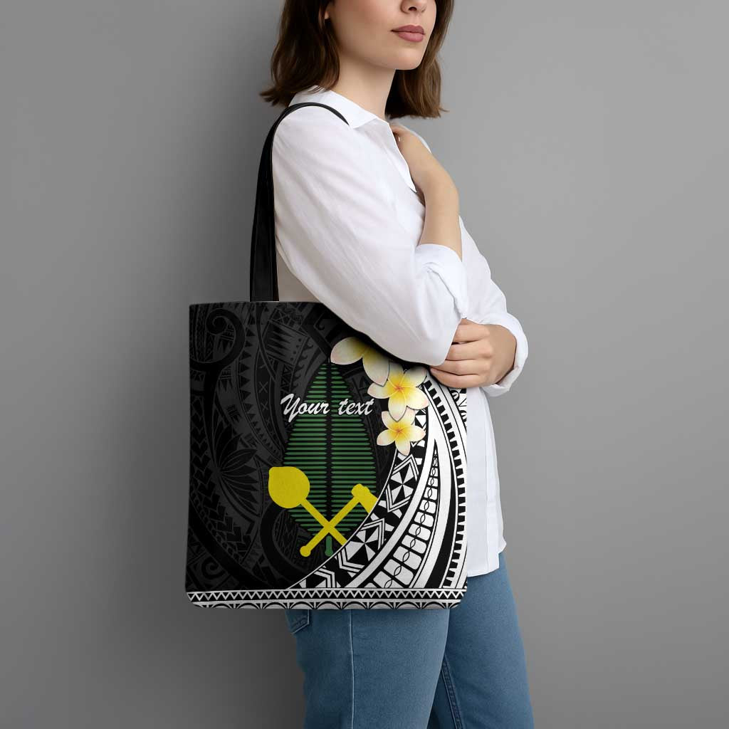 Alo Chiefdom Wallis and Futuna Personalized Tote Bag Frangipani Flowers Polynesian Pattern LT9 - Polynesian Pride