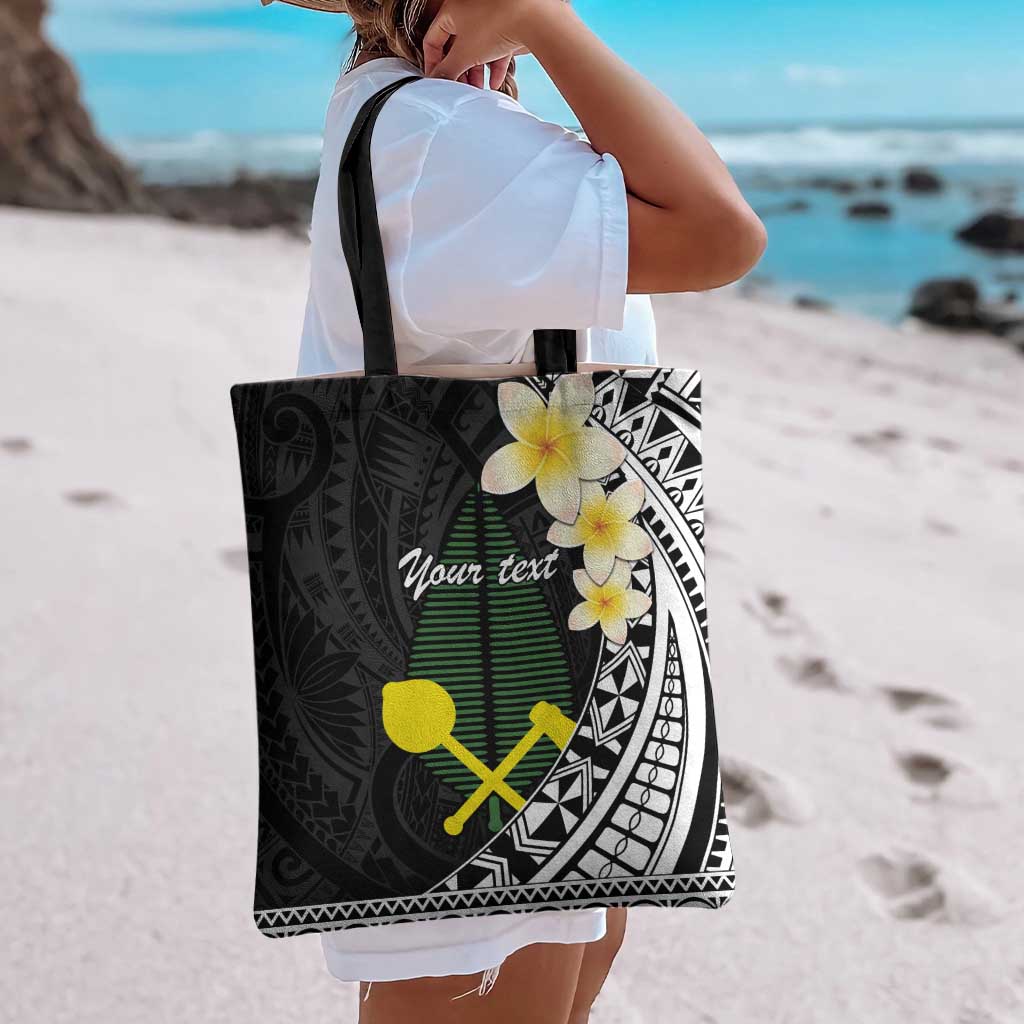 Alo Chiefdom Wallis and Futuna Personalized Tote Bag Frangipani Flowers Polynesian Pattern LT9 - Polynesian Pride