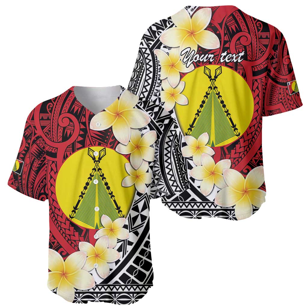 Sigave Chiefdom Wallis and Futuna Personalized Baseball Jersey Frangipani Flowers Polynesian Pattern LT9 - Polynesian Pride