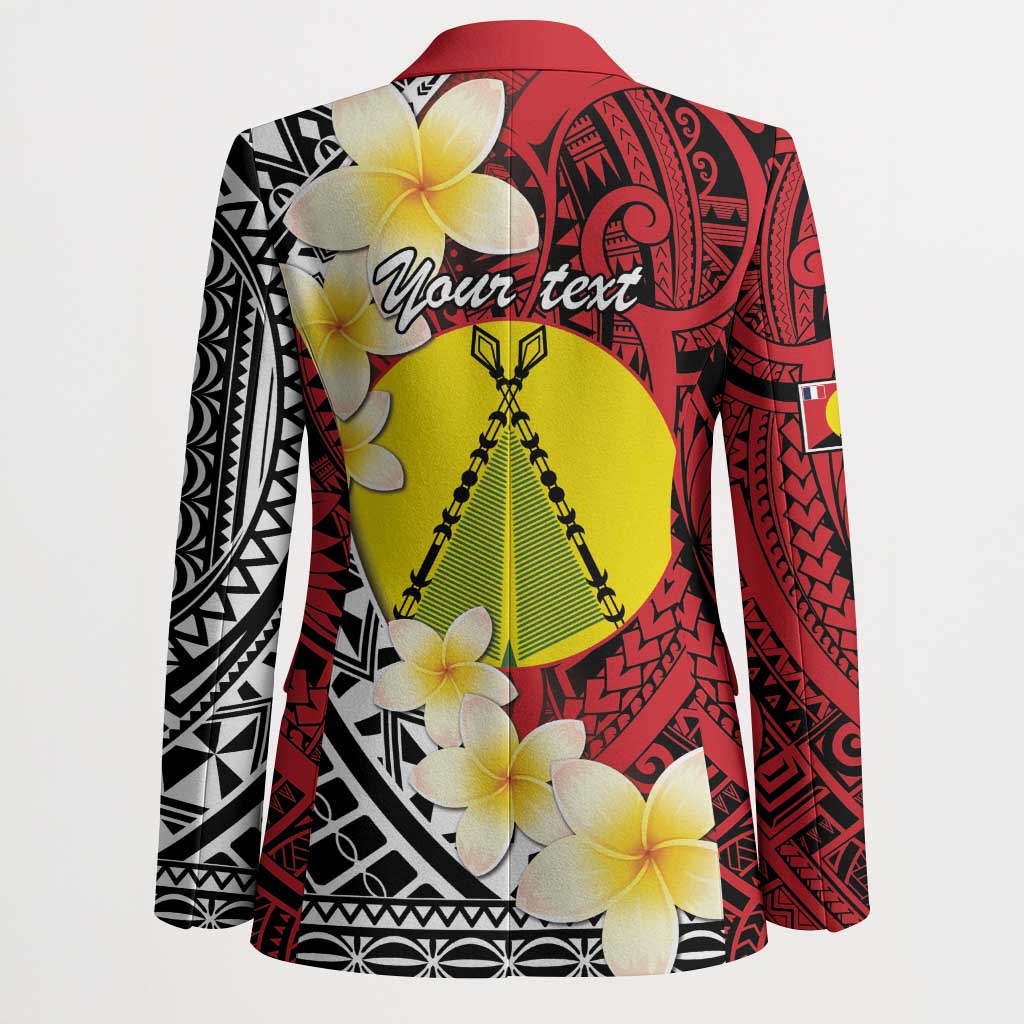 Sigave Chiefdom Wallis and Futuna Personalized Blazer Frangipani Flowers Polynesian Pattern LT9 - Polynesian Pride