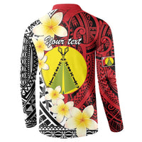 Sigave Chiefdom Wallis and Futuna Personalized Button Sweatshirt Frangipani Flowers Polynesian Pattern LT9 - Polynesian Pride