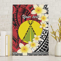 Sigave Chiefdom Wallis and Futuna Personalized Canvas Wall Art Frangipani Flowers Polynesian Pattern LT9 Without Frame Red - Polynesian Pride