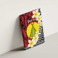 Sigave Chiefdom Wallis and Futuna Personalized Canvas Wall Art Frangipani Flowers Polynesian Pattern LT9 - Polynesian Pride