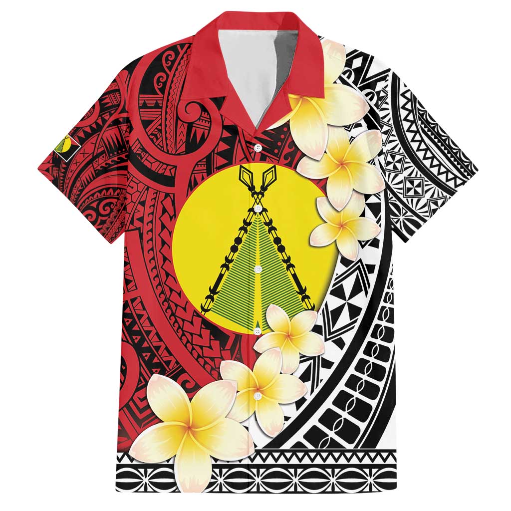 Sigave Chiefdom Wallis and Futuna Personalized Hawaiian Shirt Frangipani Flowers Polynesian Pattern LT9 Red - Polynesian Pride