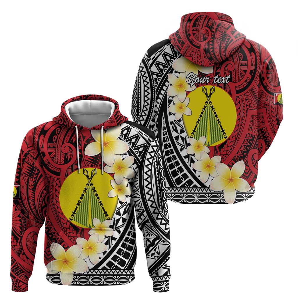 Sigave Chiefdom Wallis and Futuna Personalized Hoodie Frangipani Flowers Polynesian Pattern LT9 - Polynesian Pride