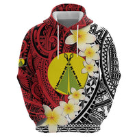 Sigave Chiefdom Wallis and Futuna Personalized Hoodie Frangipani Flowers Polynesian Pattern LT9 - Polynesian Pride