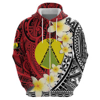 Sigave Chiefdom Wallis and Futuna Personalized Hoodie Frangipani Flowers Polynesian Pattern LT9 - Polynesian Pride