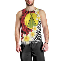 Sigave Chiefdom Wallis and Futuna Personalized Men Tank Top Frangipani Flowers Polynesian Pattern LT9 - Polynesian Pride