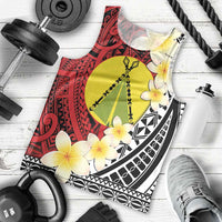 Sigave Chiefdom Wallis and Futuna Personalized Men Tank Top Frangipani Flowers Polynesian Pattern LT9 - Polynesian Pride
