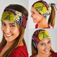 Sigave Chiefdom Wallis and Futuna Personalized Neck Gaiter Frangipani Flowers Polynesian Pattern LT9 - Polynesian Pride