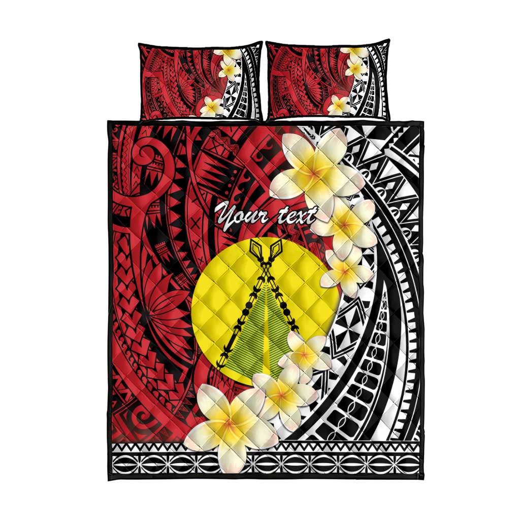 Sigave Chiefdom Wallis and Futuna Personalized Quilt Bed Set Frangipani Flowers Polynesian Pattern LT9 - Polynesian Pride