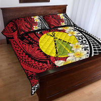 Sigave Chiefdom Wallis and Futuna Personalized Quilt Bed Set Frangipani Flowers Polynesian Pattern LT9 - Polynesian Pride