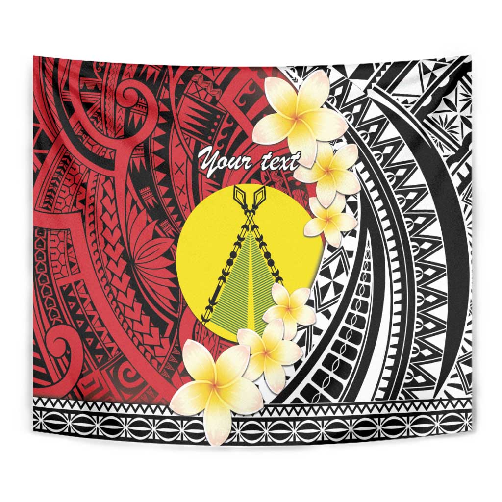 Sigave Chiefdom Wallis and Futuna Personalized Tapestry Frangipani Flowers Polynesian Pattern LT9 - Polynesian Pride