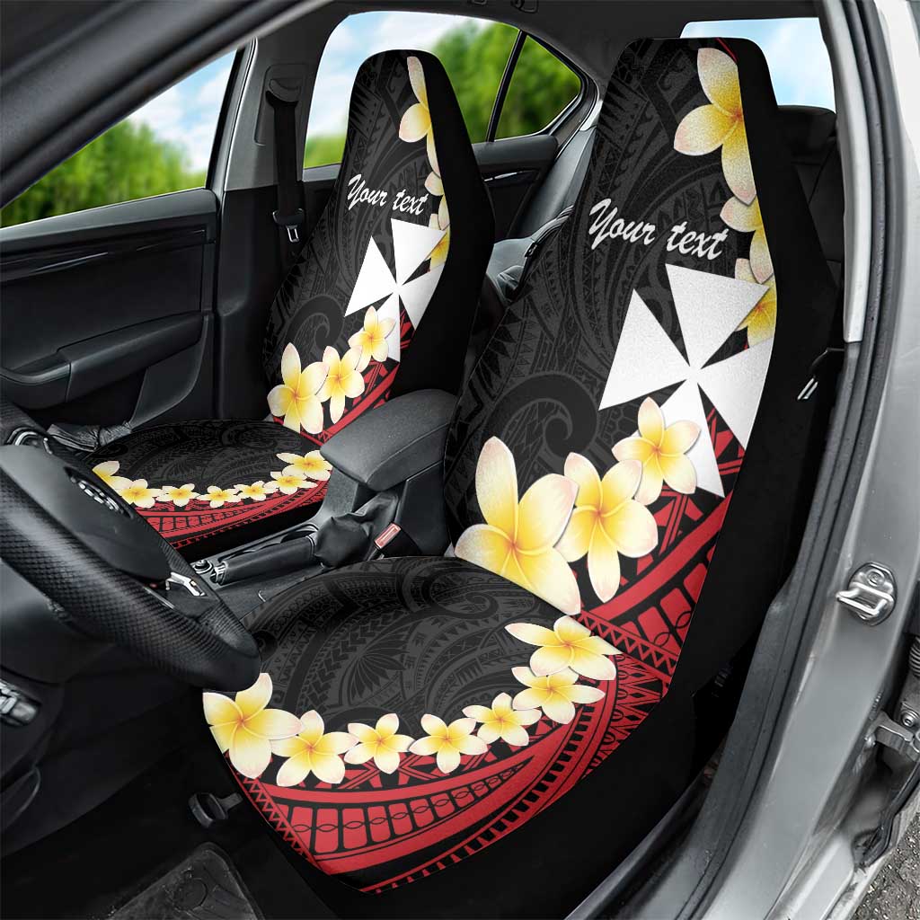 Uvea Chiefdom Wallis and Futuna Personalized Car Seat Cover Frangipani Flowers Polynesian Pattern LT9 - Polynesian Pride
