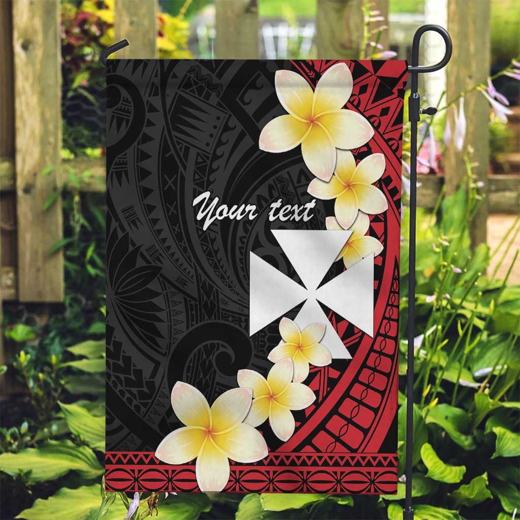 Uvea Chiefdom Wallis and Futuna Personalized Garden Flag Frangipani Flowers Polynesian Pattern LT9 Garden Flag Red - Polynesian Pride