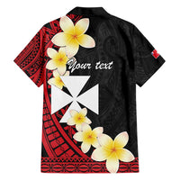 Uvea Chiefdom Wallis and Futuna Personalized Hawaiian Shirt Frangipani Flowers Polynesian Pattern LT9 - Polynesian Pride