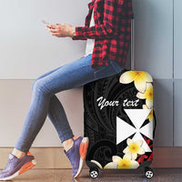 Uvea Chiefdom Wallis and Futuna Personalized Luggage Cover Frangipani Flowers Polynesian Pattern LT9 - Polynesian Pride