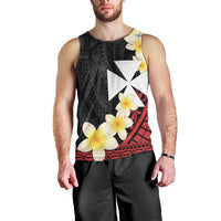 Uvea Chiefdom Wallis and Futuna Personalized Men Tank Top Frangipani Flowers Polynesian Pattern LT9 - Polynesian Pride