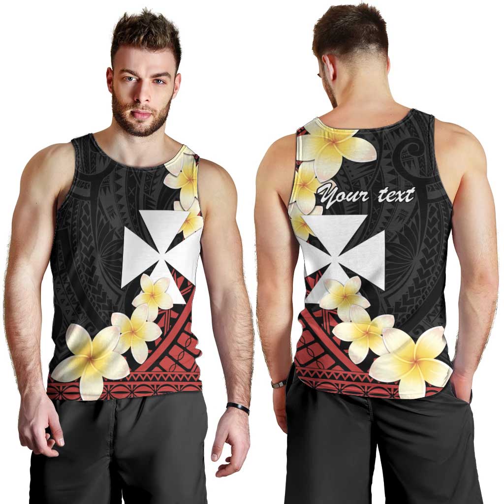Uvea Chiefdom Wallis and Futuna Personalized Men Tank Top Frangipani Flowers Polynesian Pattern LT9 - Polynesian Pride